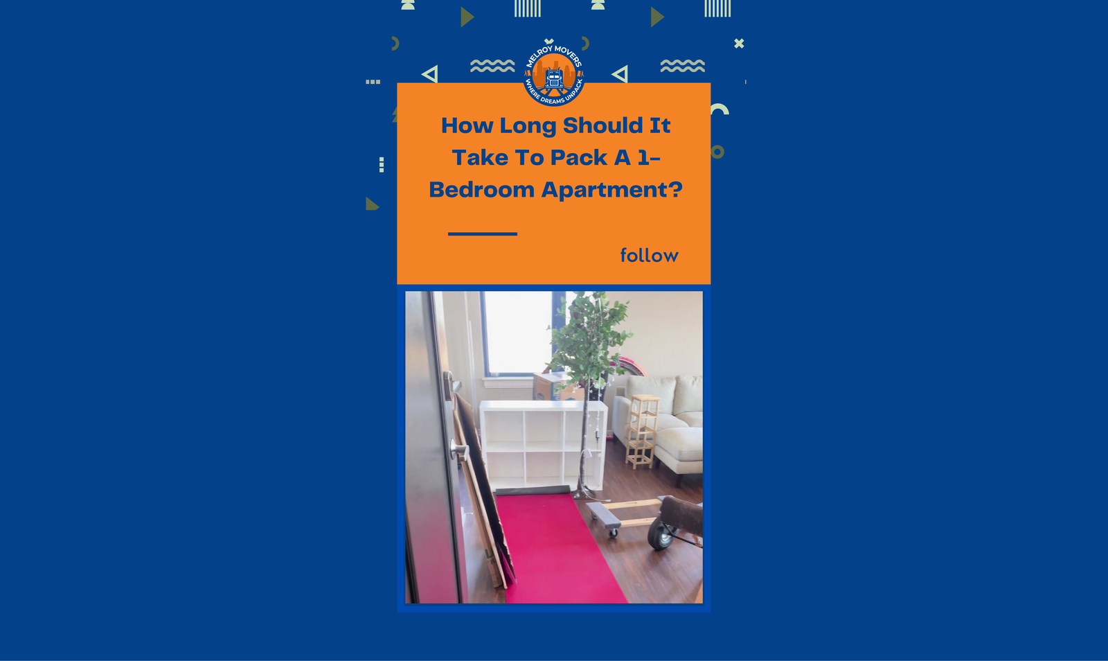 How Long Should It Take To Pack A 1 Bedroom Apartment?